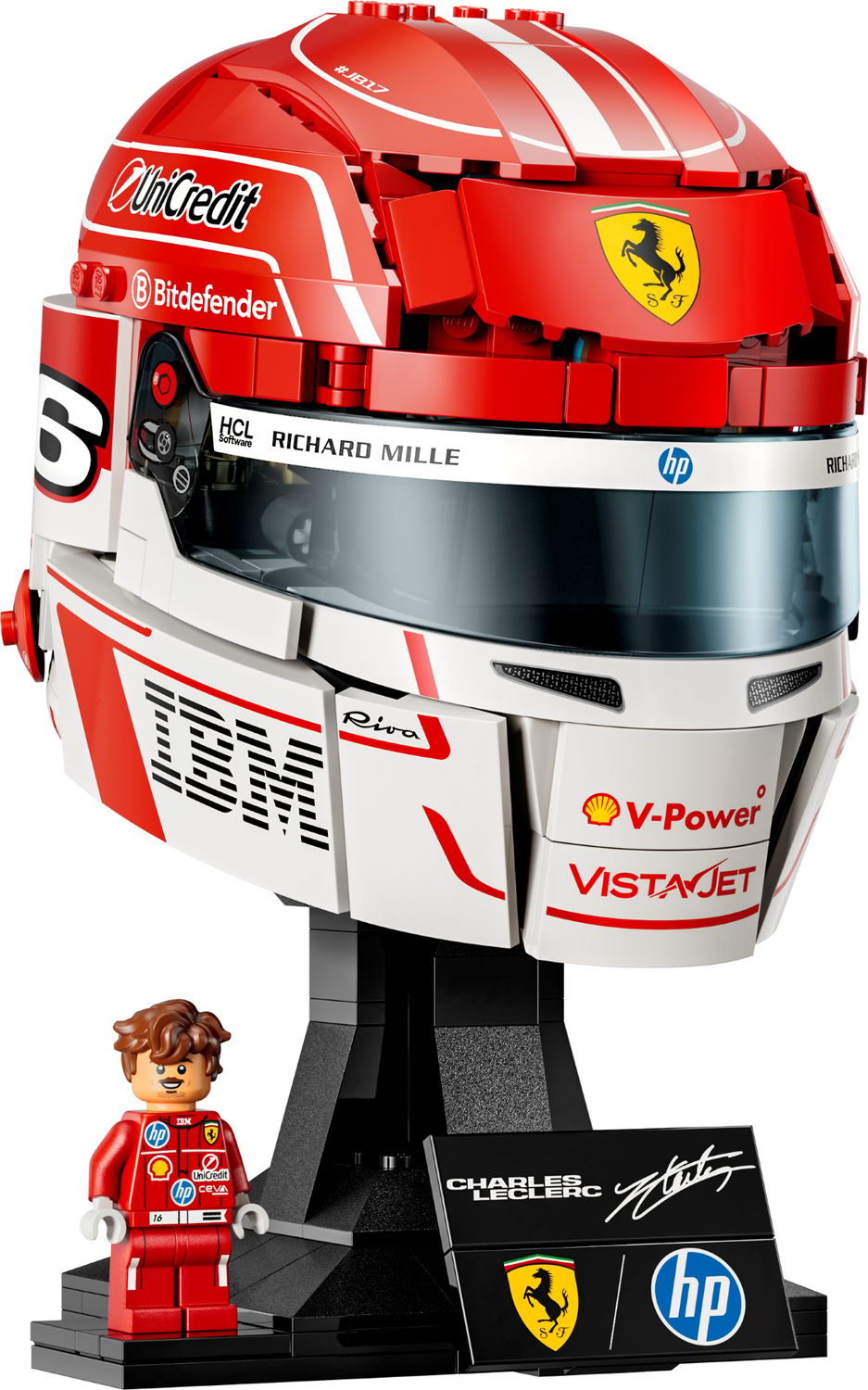 LEGO Charles Leclerc Helmet building set 886 pieces - British product