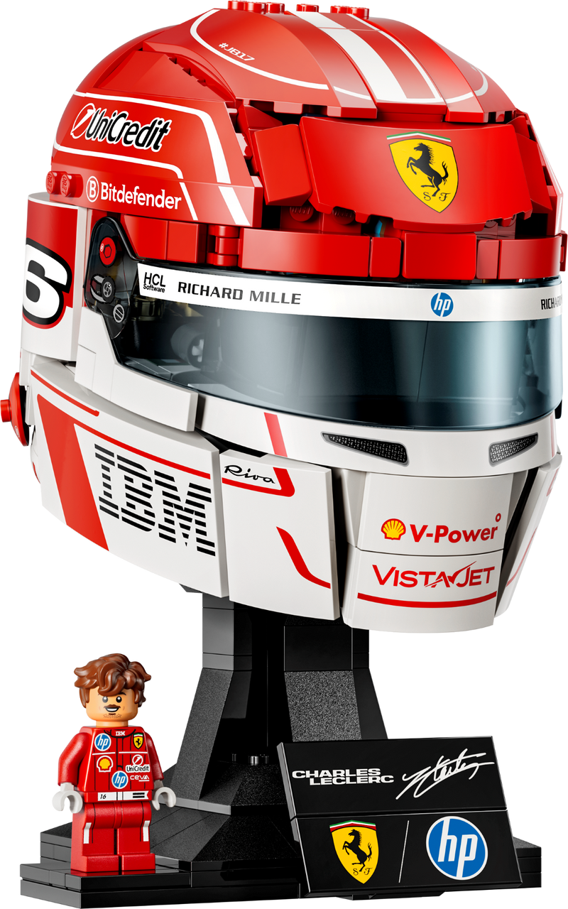LEGO Charles Leclerc Helmet building set 886 pieces - British product