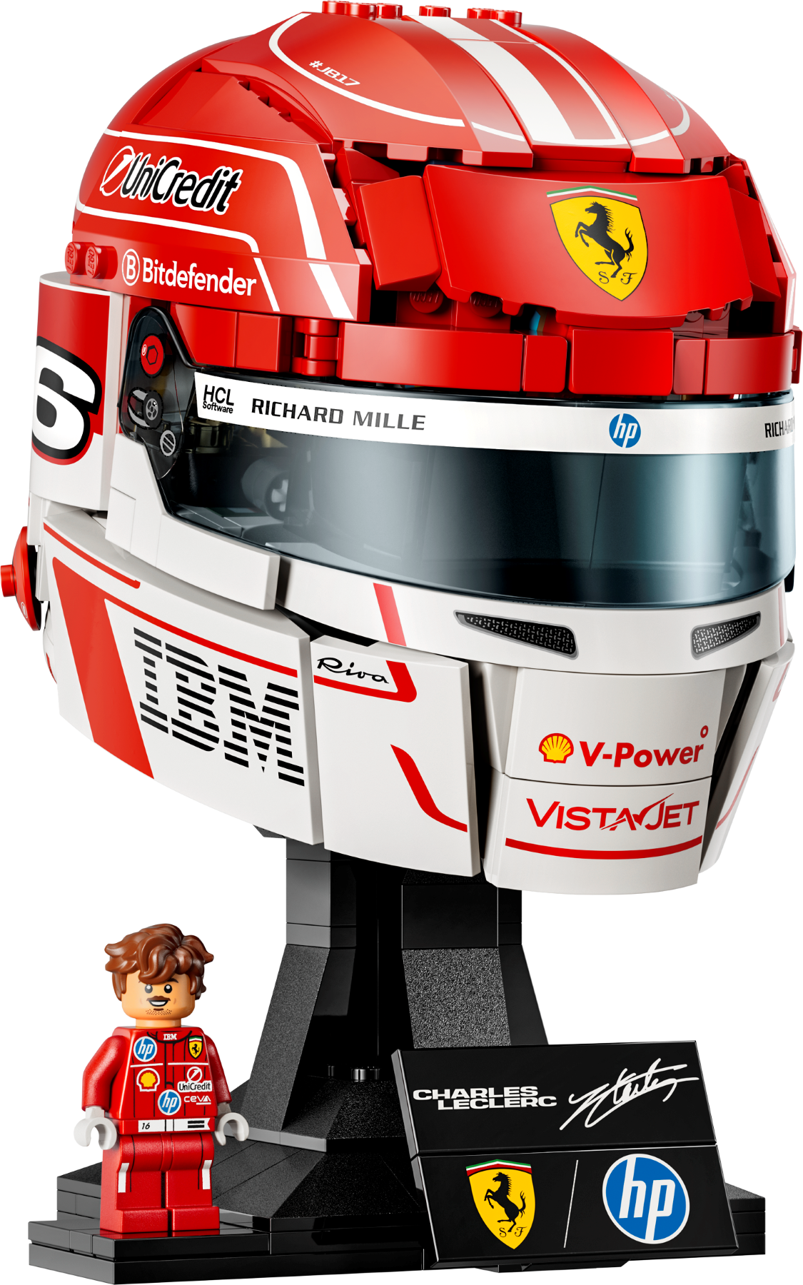 LEGO Charles Leclerc Helmet building set 886 pieces - British product