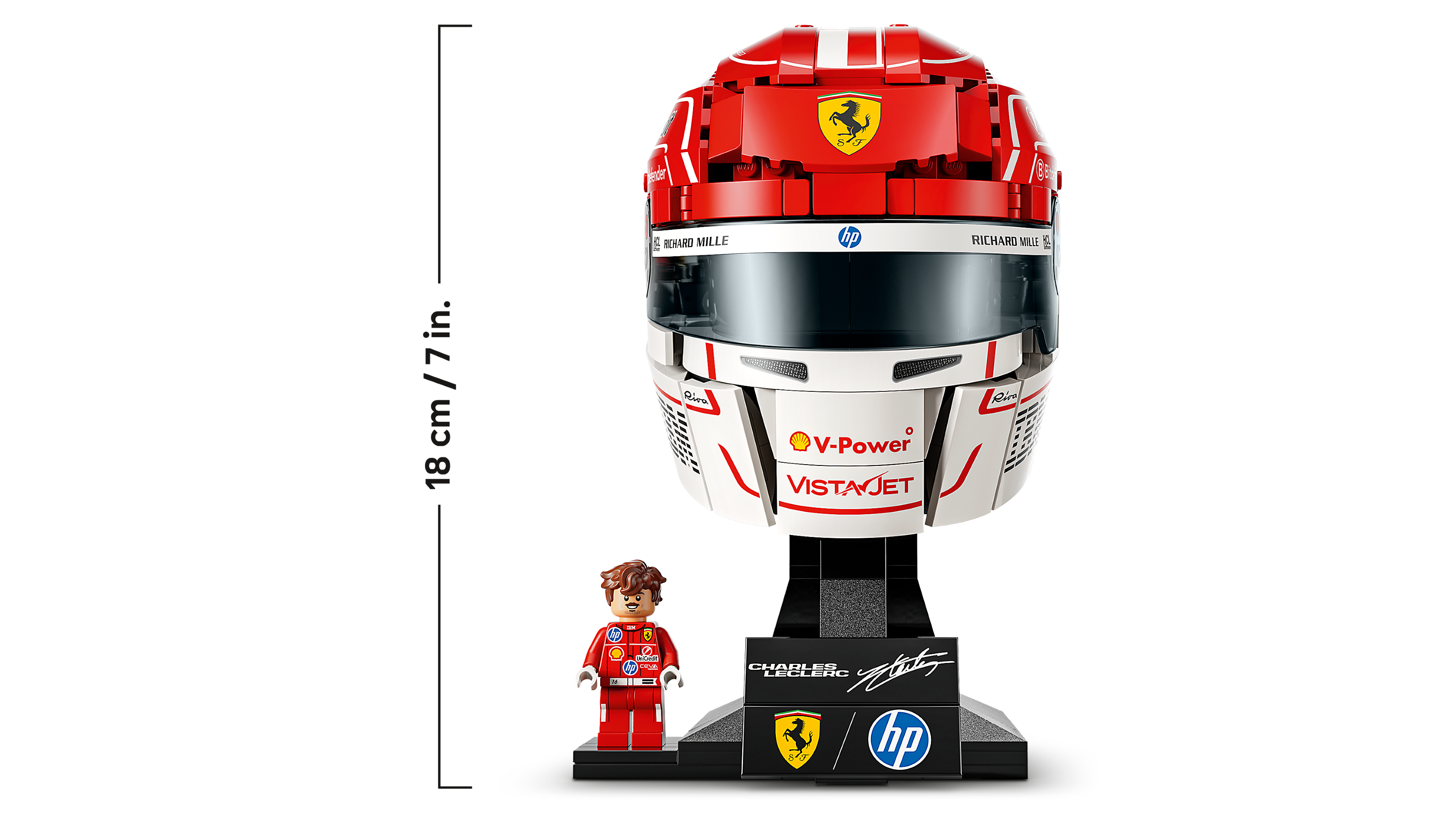 LEGO Charles Leclerc Helmet building set 886 pieces - British product