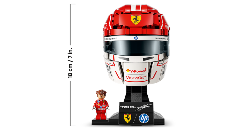 LEGO Charles Leclerc Helmet building set 886 pieces - British product