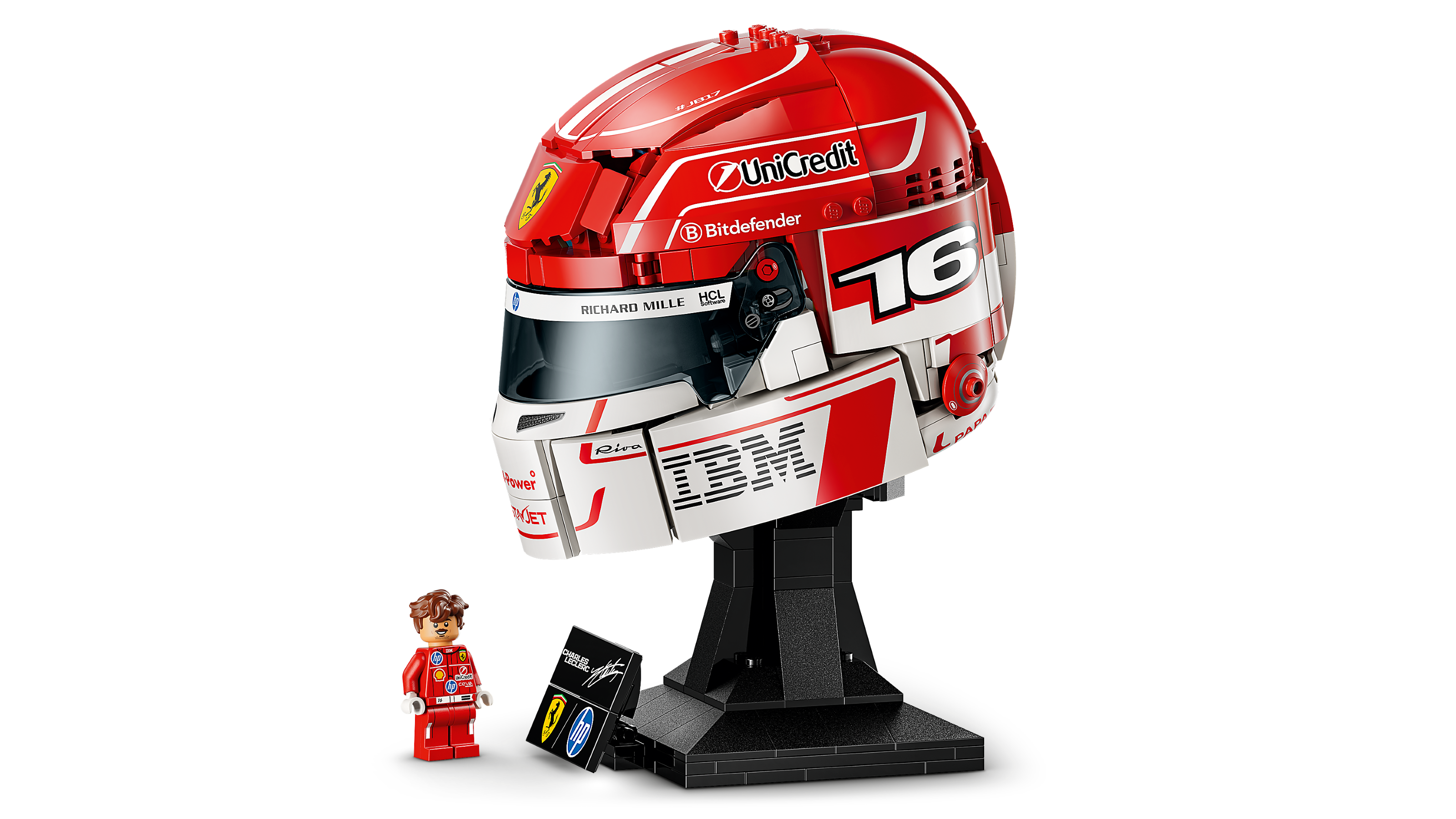 LEGO Charles Leclerc Helmet building set 886 pieces - British product