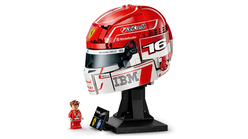 LEGO Charles Leclerc Helmet building set 886 pieces - British product