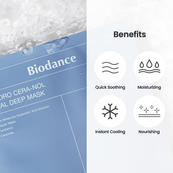 Biodance hydrogel sheet mask deep hydration - British product