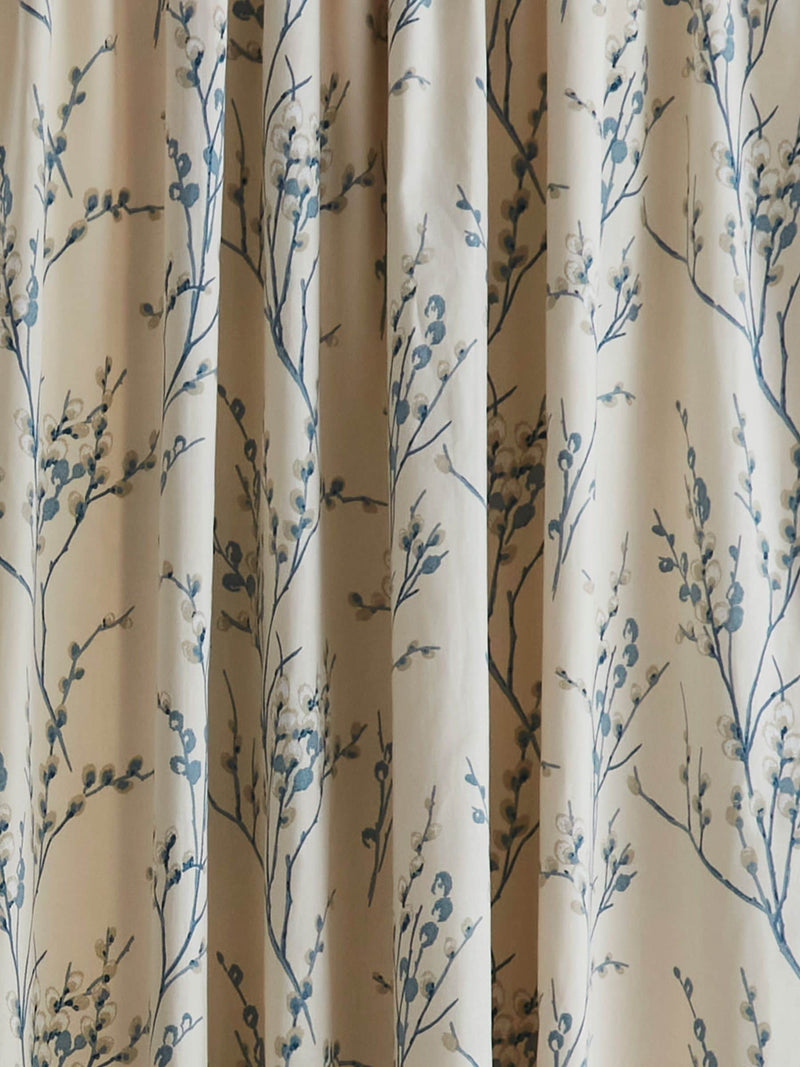 Laura Ashley Grey Dove Pussy Willow Pencil Pleat Curtains