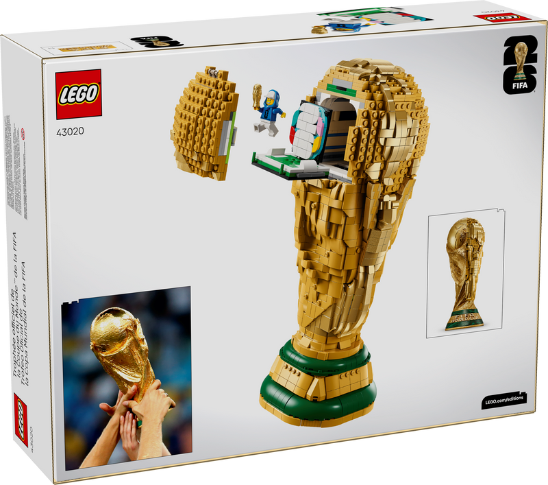 LEGO FIFA World Cup trophy building set 2842 pieces, UK version