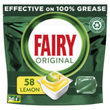 Fairy Original All In One Dishwasher Tablets Lemon   58 per pack GOODS M&S   