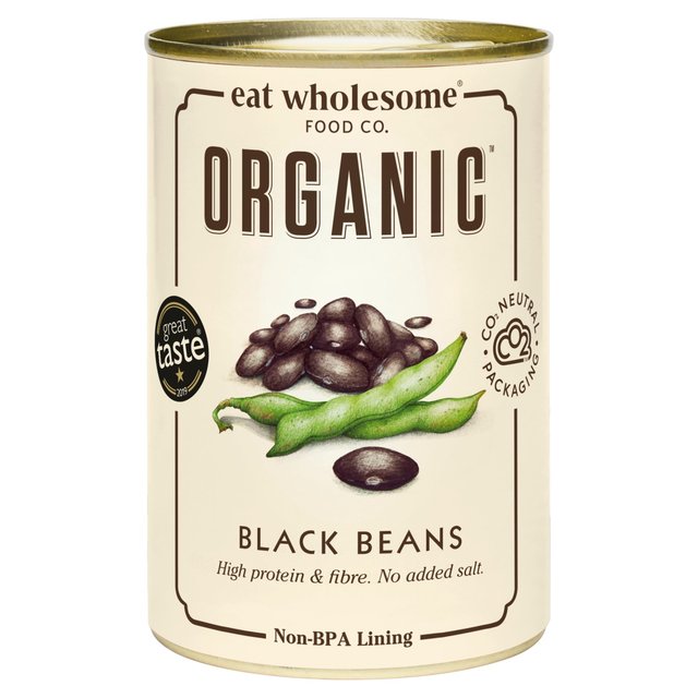 Eat Wholesome Organic Black Beans   400g GOODS M&S   