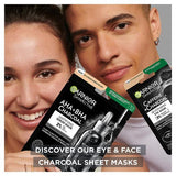 Garnier Charcoal Mattifying Serum Sheet Mask 28g, UK version