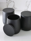 Moderna black storage tins set of 3 (British brand)