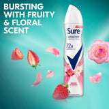 Sure Antiperspirant Deo Aerosol Nonstop Bright Bouquet 250ml GOODS Superdrug   