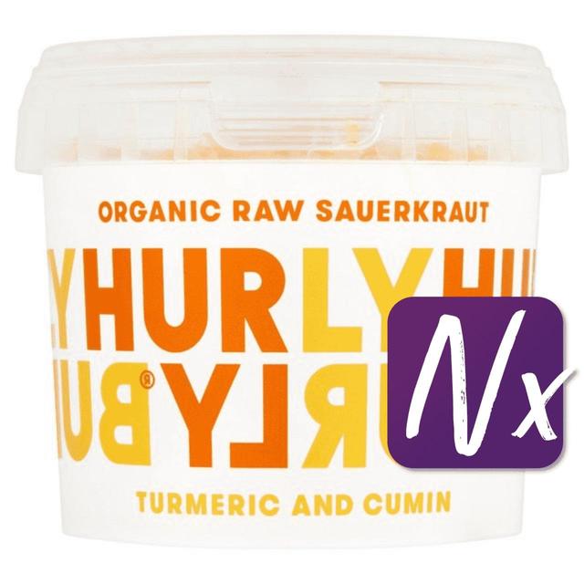 Hurly Burly Turmeric and Cumin Organic Raw Sauerkraut   300g GOODS M&S   