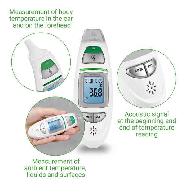 Medisana TM 750 multi-functional infrared thermometer, UK version