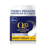 NIVEA Q10 Power Anti-Wrinkle & Firming Nourishing Night Face Cream   50ml GOODS M&S   