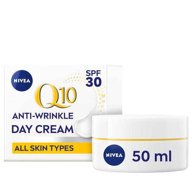 NIVEA Q10 Power Anti-Wrinkle Age Spot Day Face Cream SPF30   50ml GOODS M&S   