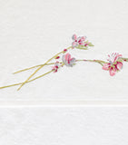 Yves Delorme Floral Gaura hand towel 55cm x 100cm (British brand)