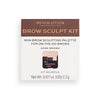 Revolution Brow Sculpt Kit Dark Eyebrow Palette imported from the UK