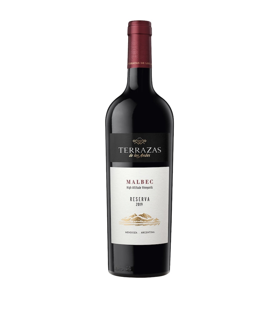Terrazas de los Andes Malbec red wine 2022 vintage 75cl (British brand)