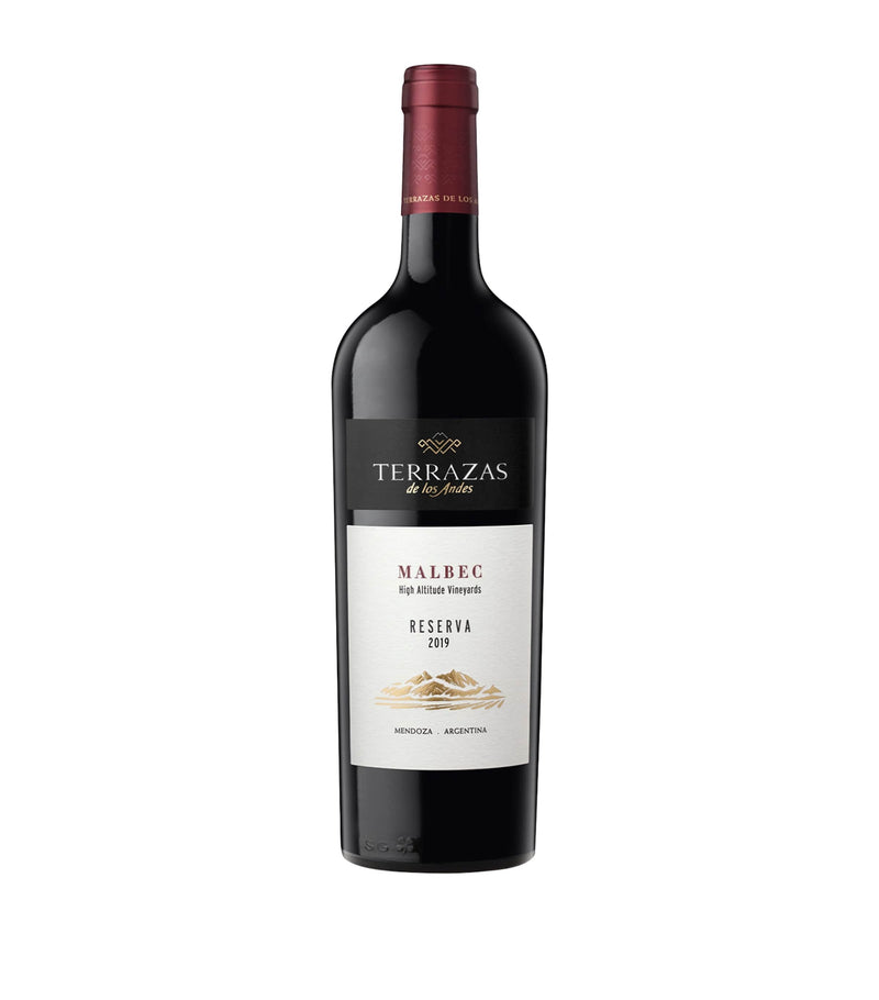 Terrazas de los Andes Malbec red wine 2022 vintage 75cl (British brand)