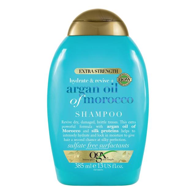 OGX Hydrate & Revive+ Argan Oil of Morocco Extra Strength Shampoo   385ml GOODS M&S   