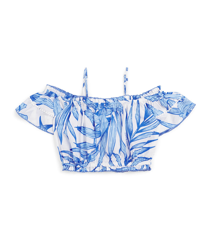 Poupette St Barth Kids cotton top for children aged 4-12 years, imported from the UK