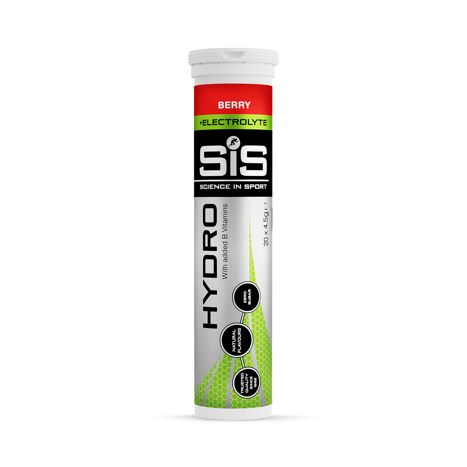 SIS Hydro Electrolyte Effervescent Berry 20 tablets, imported from the UK