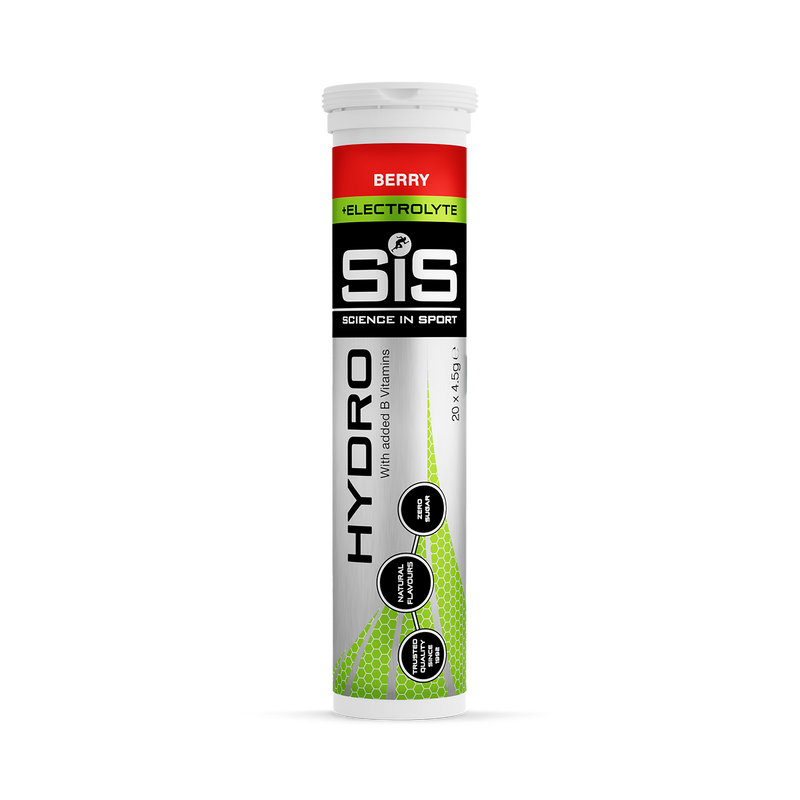 SIS Hydro Electrolyte Effervescent Berry 20 tablets, imported from the UK
