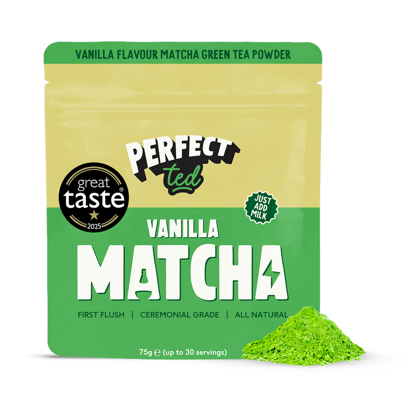 PerfectTed vanilla bean matcha powder 75g (British brand)