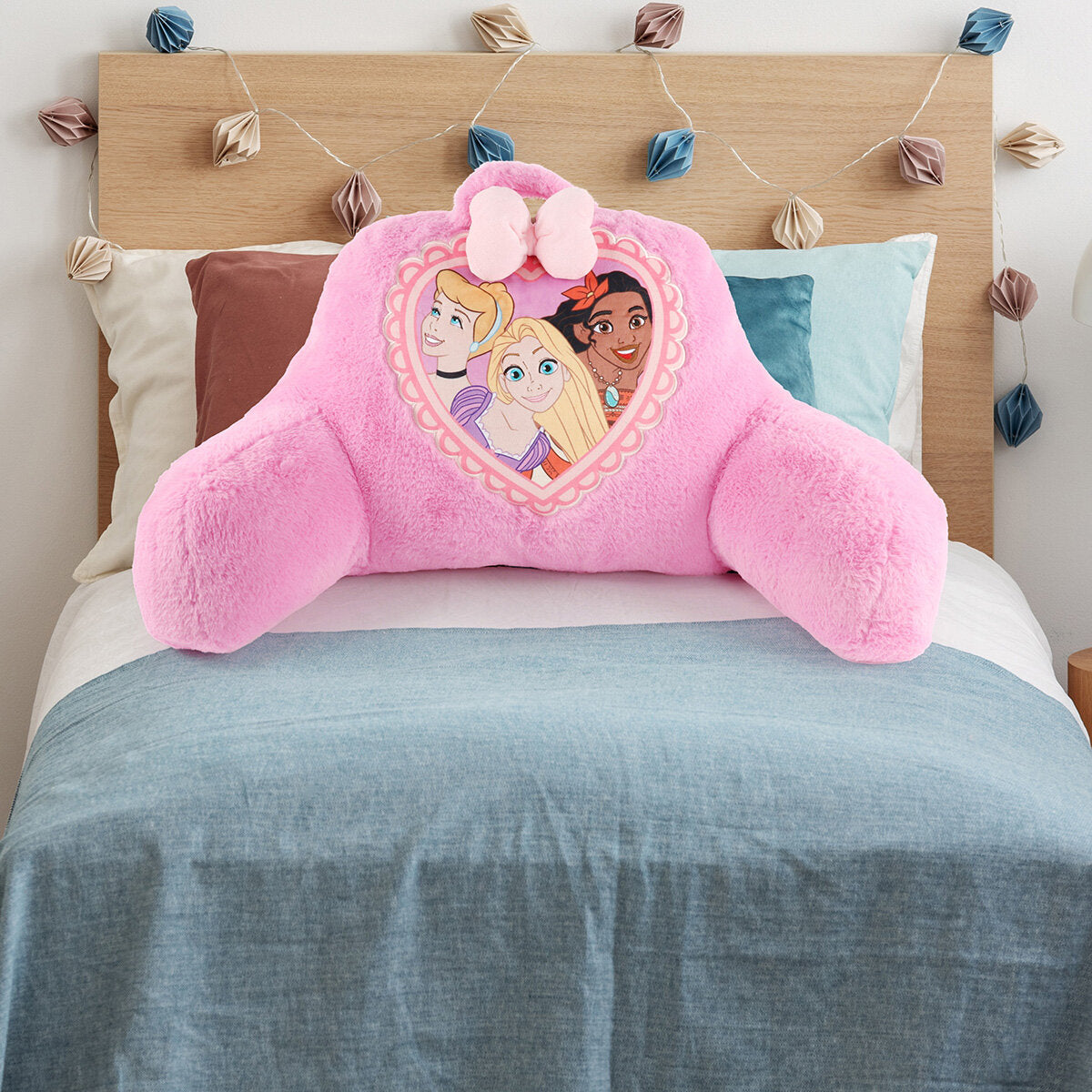 Disney faux fur bed rest in three designs, UK version