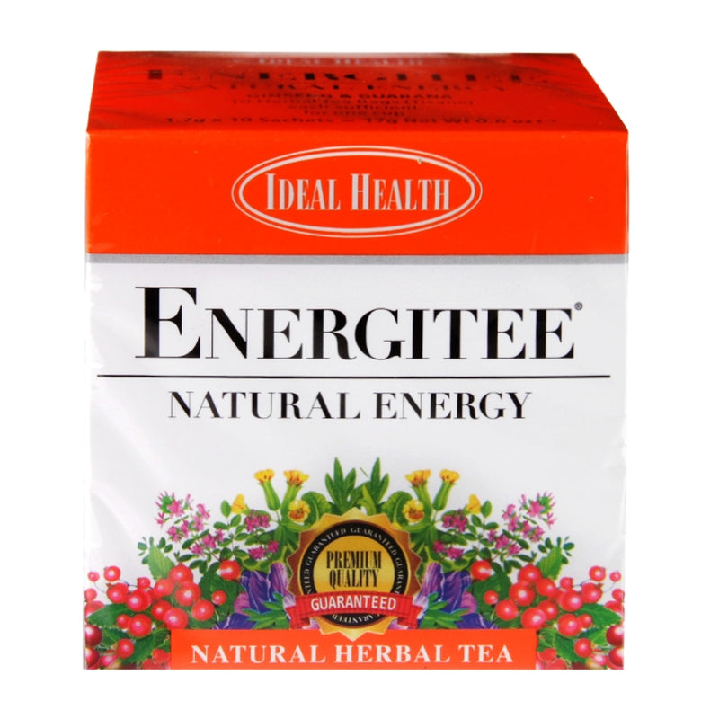 Ideal Health Energitee herbal tea 10 bags, UK version