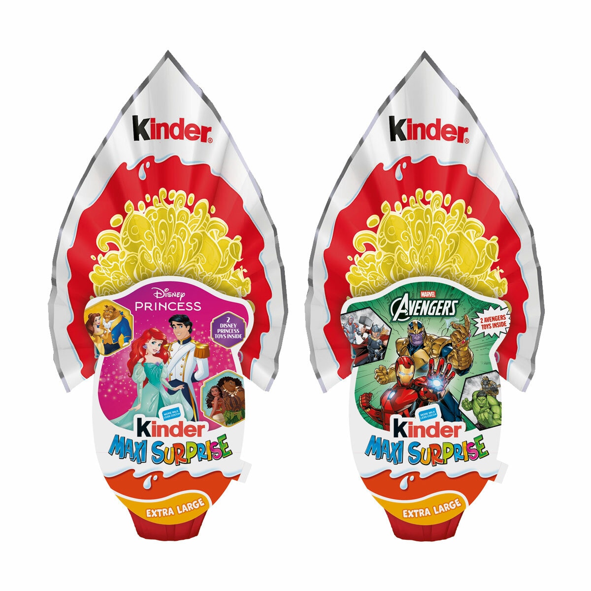 Kinder Maxi Flame Surprise Easter Egg, 320g in 2 Varieties