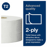 Tork Mini Jumbo Basic toilet roll 12 x 170m, imported from the UK