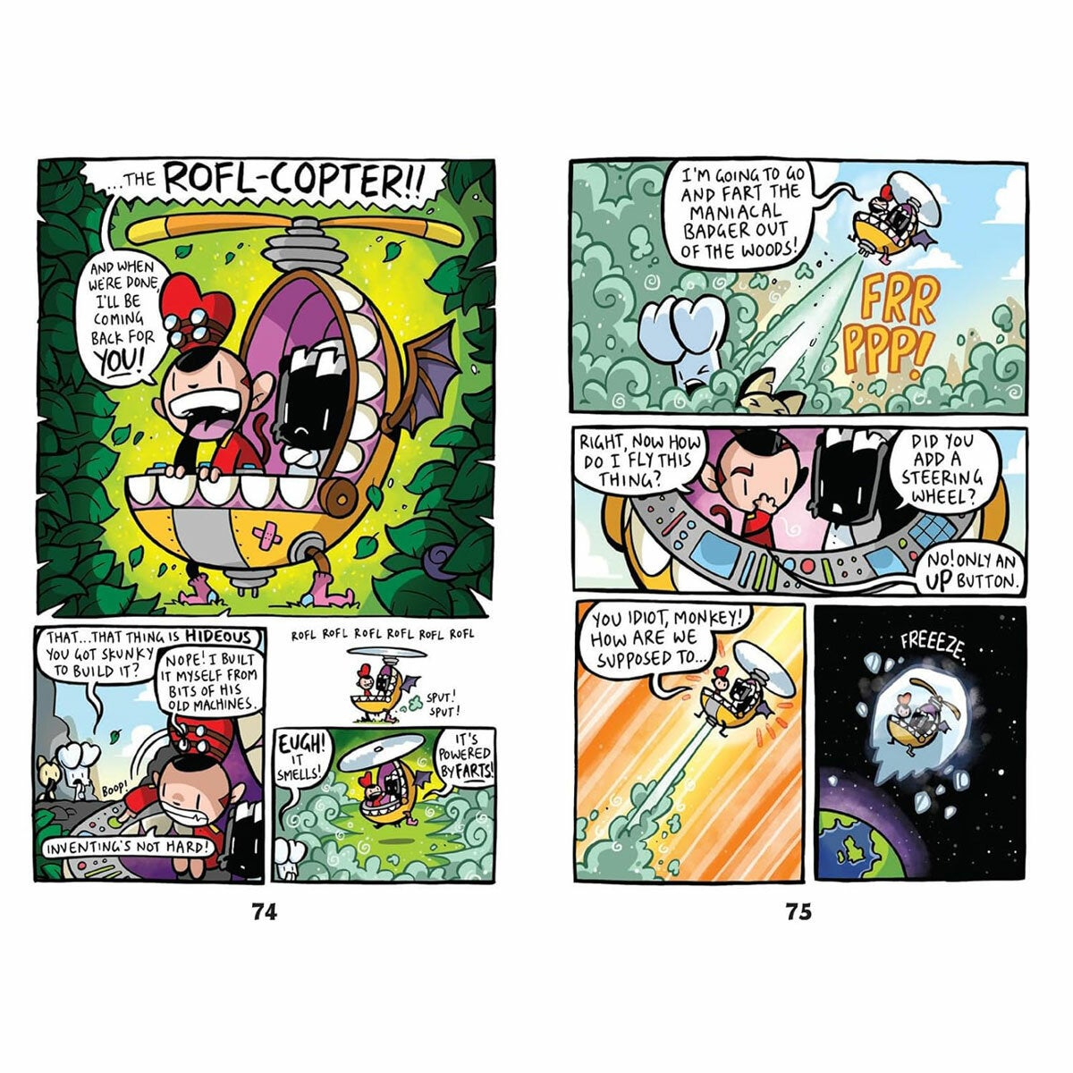 Bunny vs Monkey 4-book paperback collection by Jamie Smart - British product