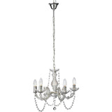 Argos Home 5 light chandelier clear acrylic droplets, UK version