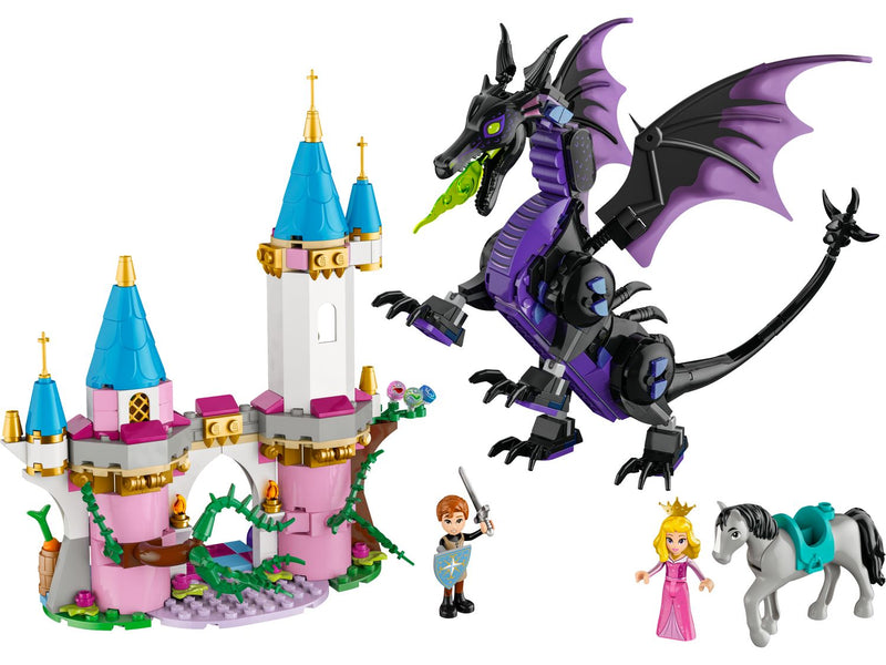 LEGO Maleficent Dragon Form 583 Piece Set , imported from the UK