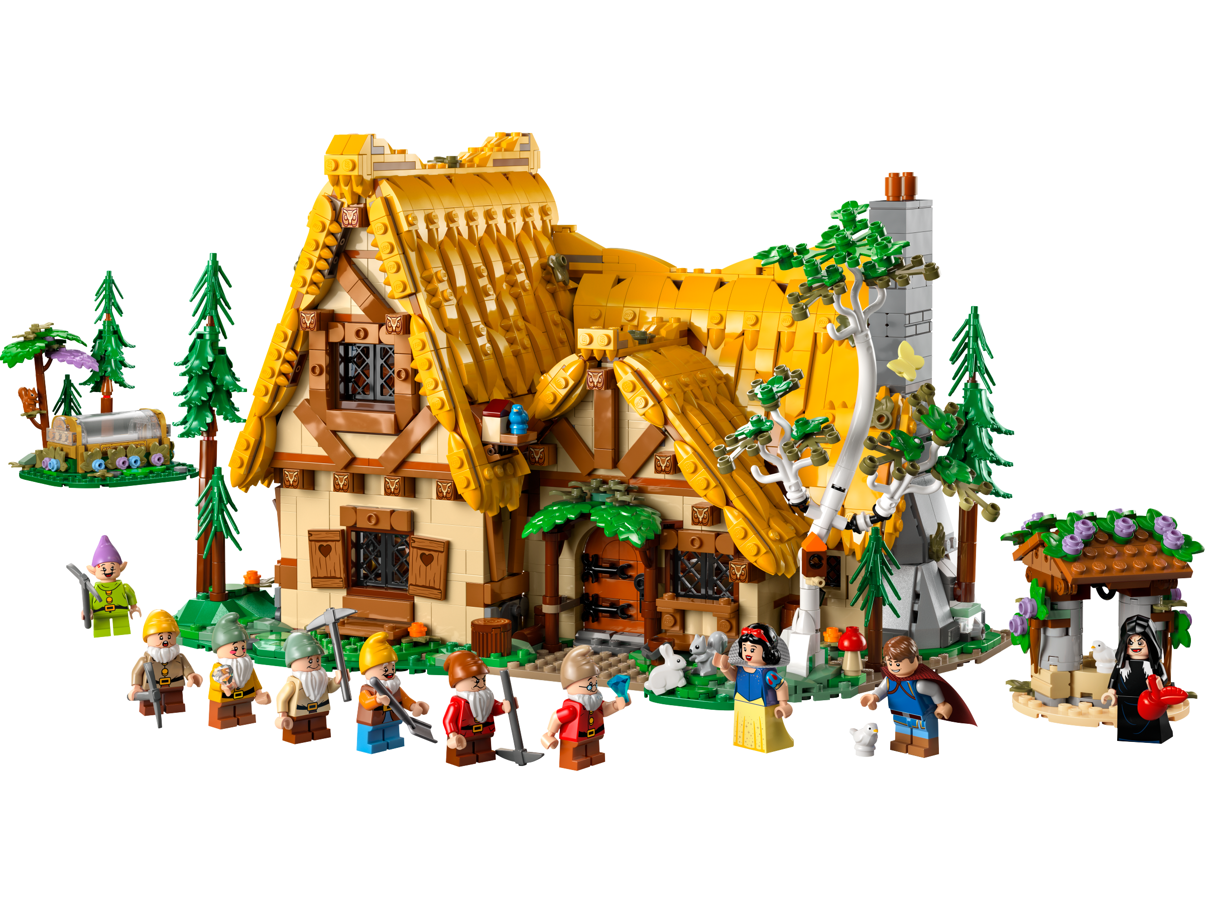 Ensemble de construction de la Grange Blanche-Neige LEGO 2228 pièces (marque britannique)