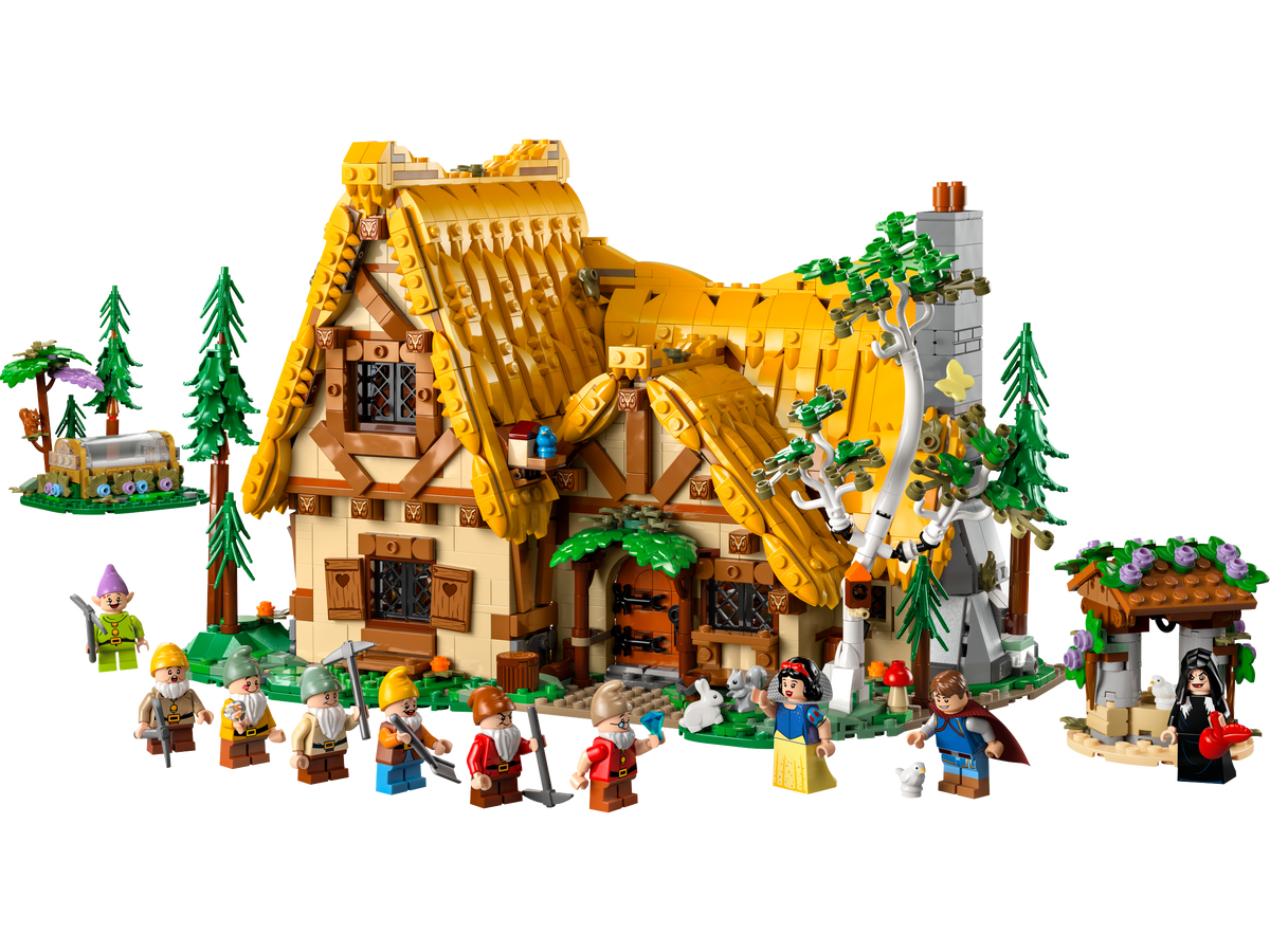 Ensemble de construction de la Grange Blanche-Neige LEGO 2228 pièces (marque britannique)