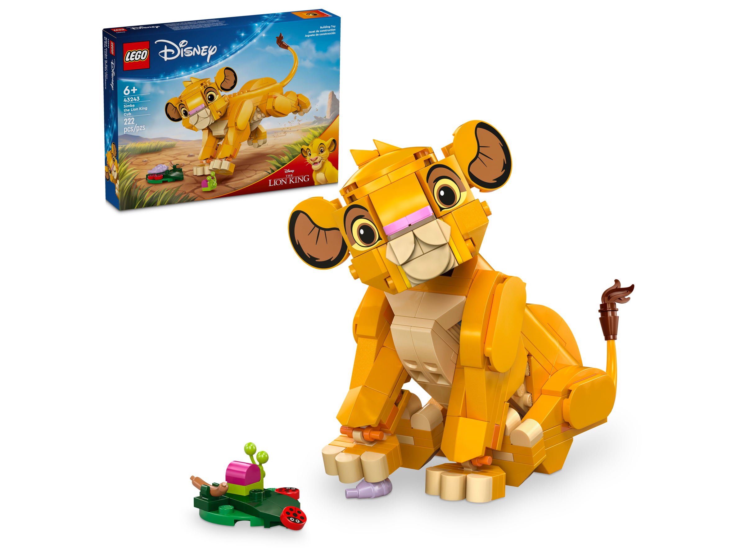 LEGO Simba Lion King Cub Model 222 Pieces (British brand)