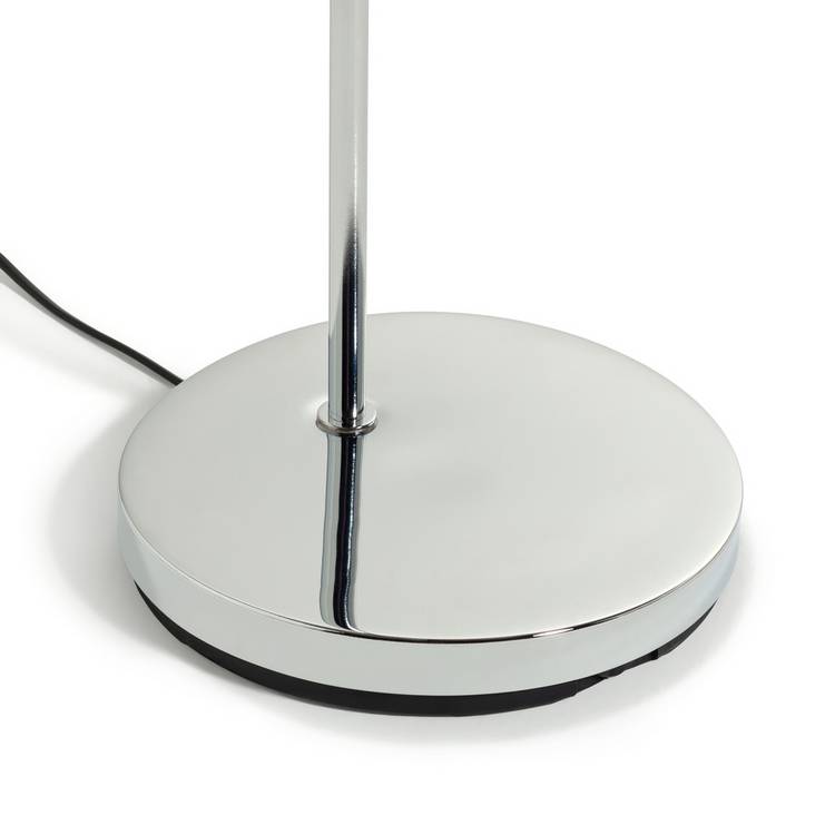 Argos Home Curva floor lamp chrome (British brand)