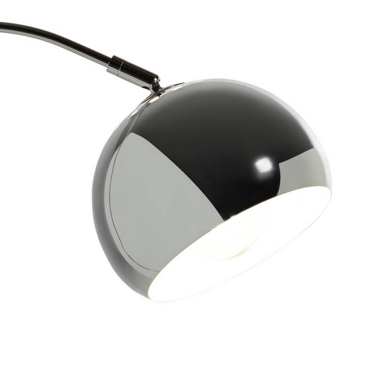 Argos Home Curva floor lamp chrome (British brand)