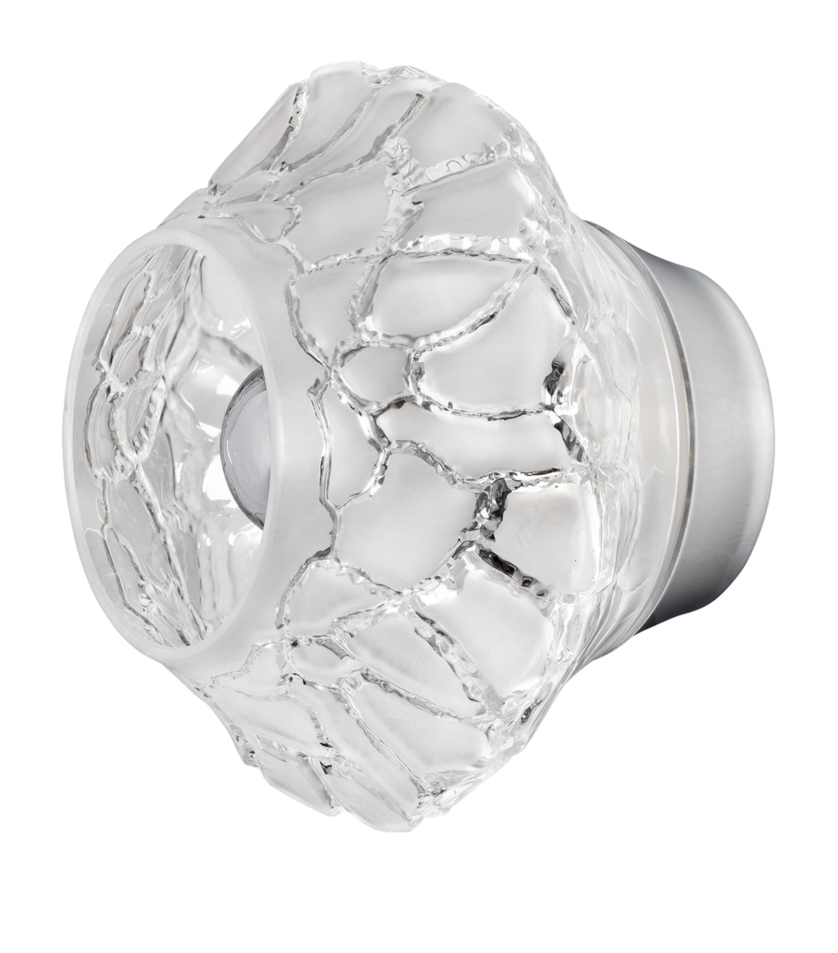 Lalique Caldera crystal wall sconce, UK version