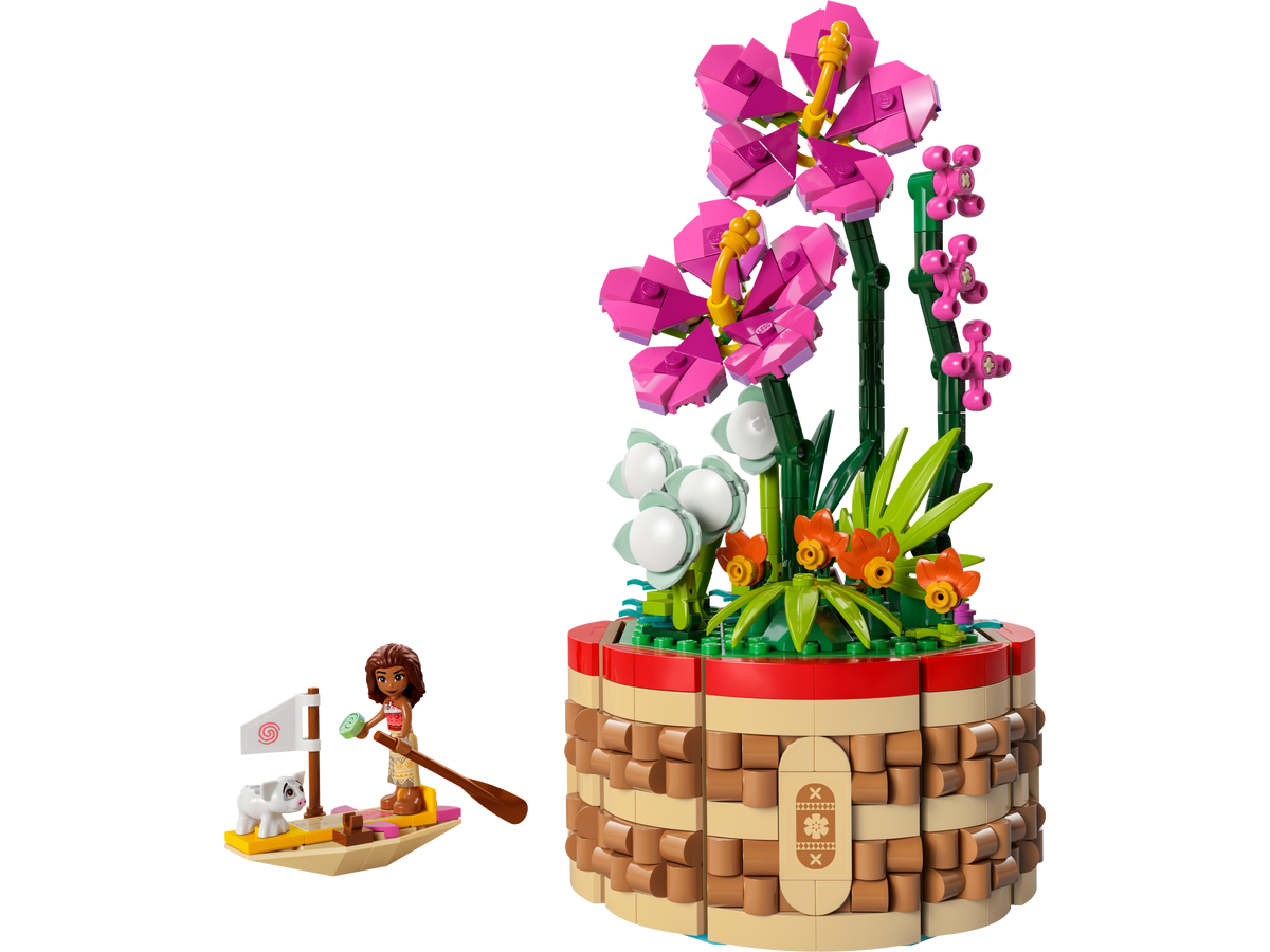 LEGO Disney Moana Flowerpot Building Set 619 pieces, imported from the UK