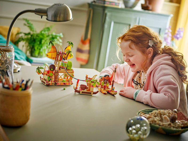 LEGO Kakamora Barge building set from Disney's Moana 2 (British brand)