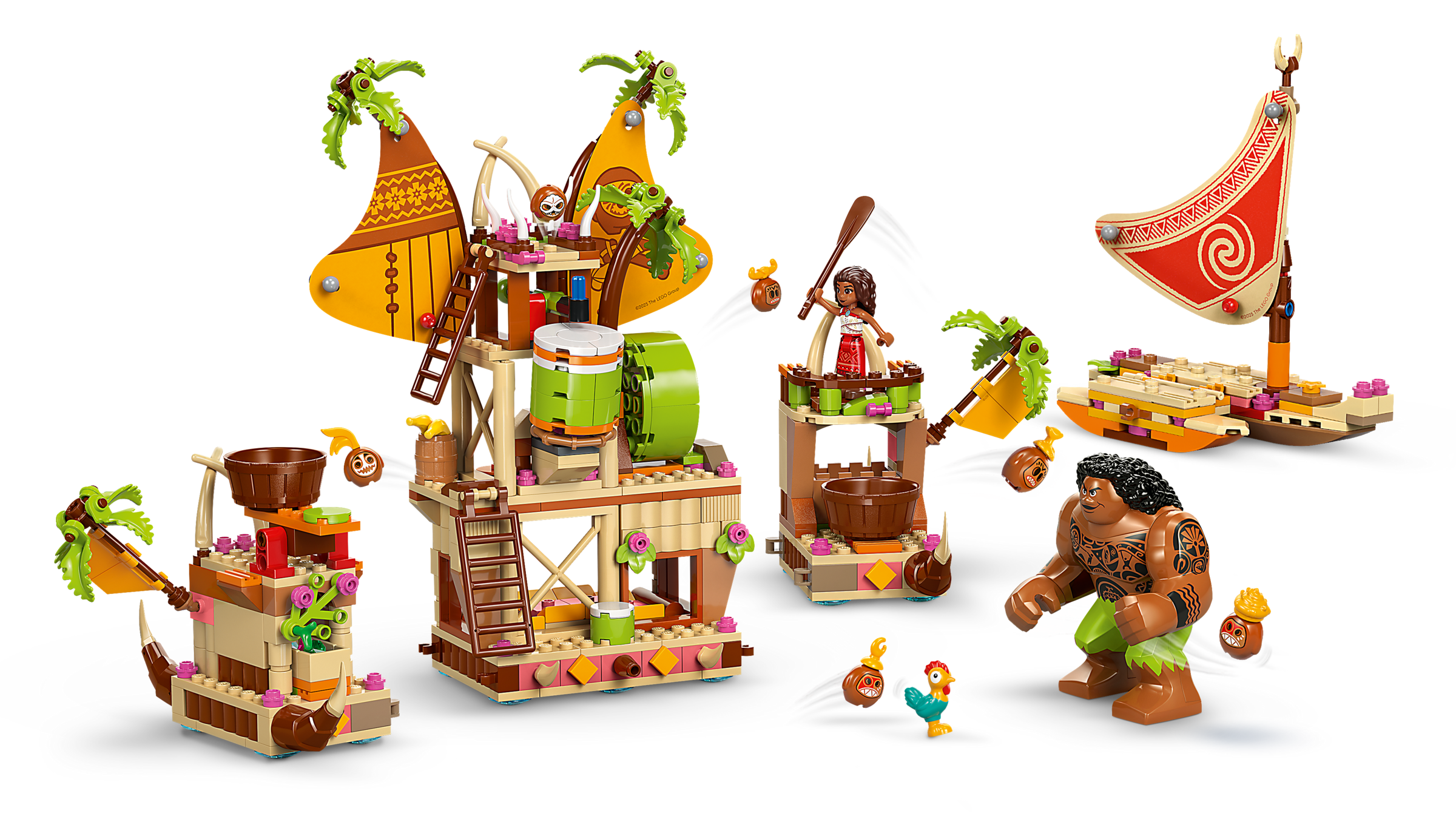 LEGO Kakamora Barge building set from Disney's Moana 2 (British brand)