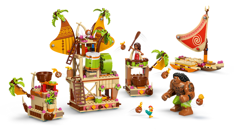 LEGO Kakamora Barge building set from Disney's Moana 2 (British brand)