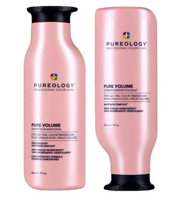 Pureology Pure Volume Shampoo and Conditioner Bundle For Fine, Flat Hair GOODS Boots   