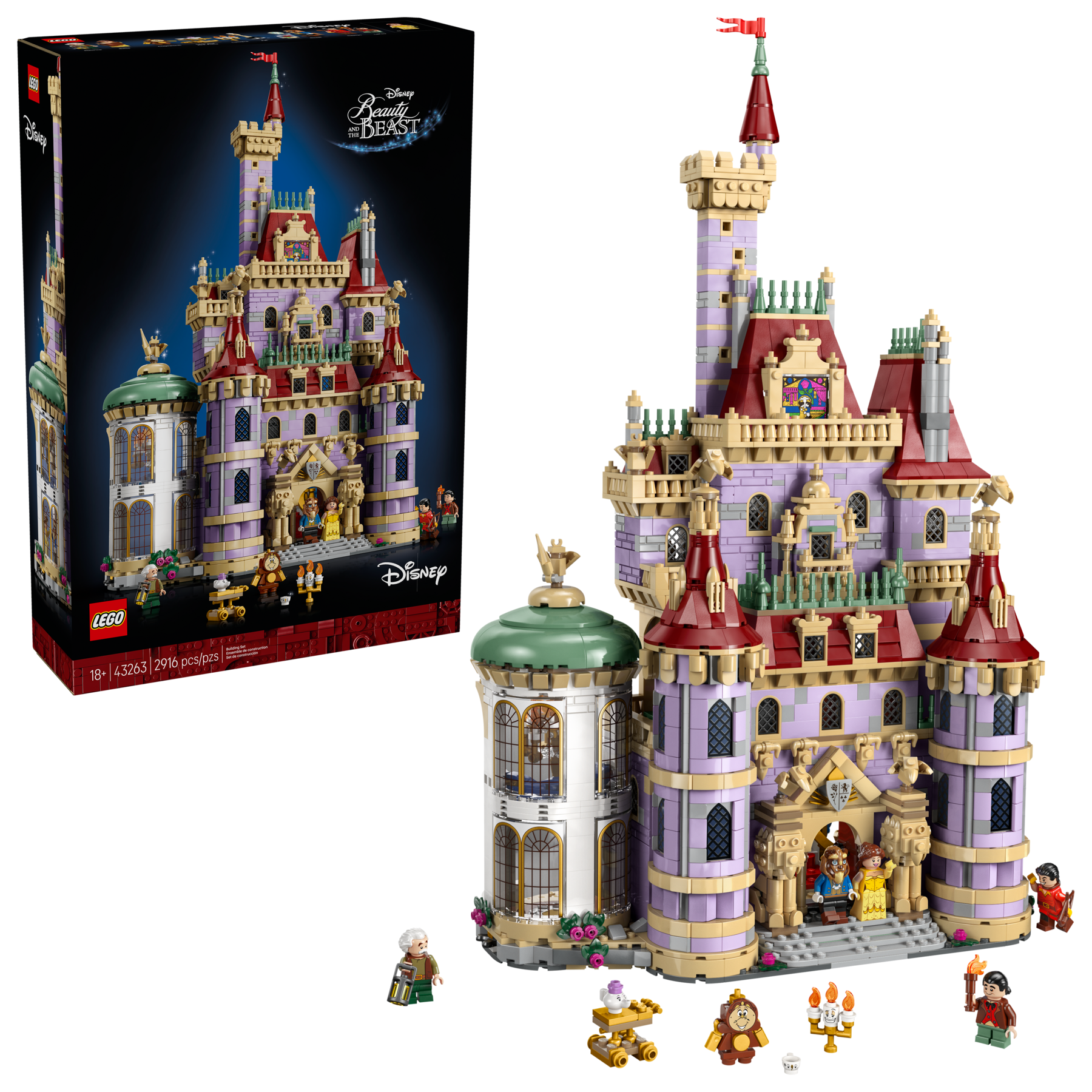 LEGO Beauty and the Beast Castle 2916 Pieces - British product
