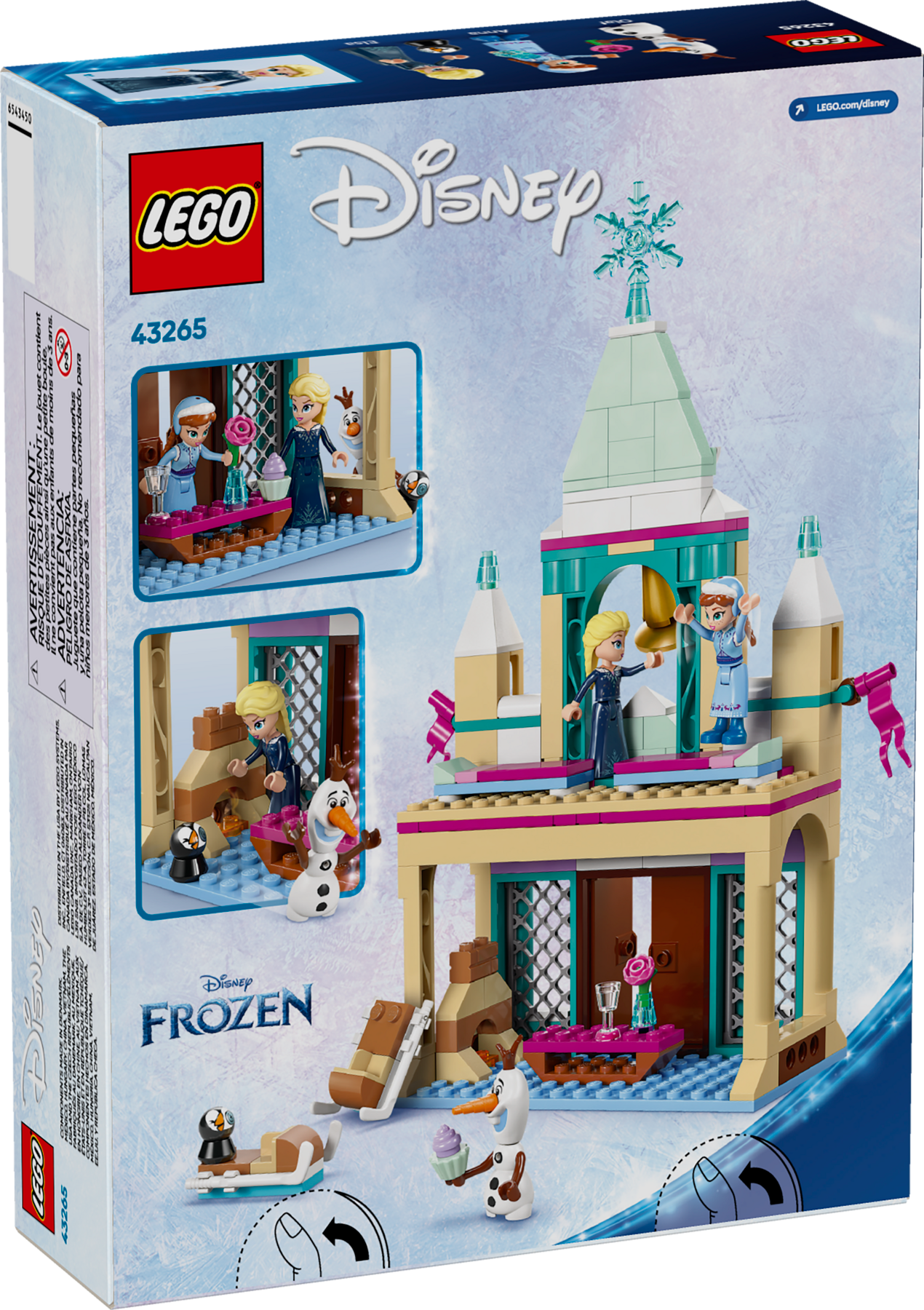 LEGO Arendelle Frozen Castle Disney Characters 177 Pieces - British product