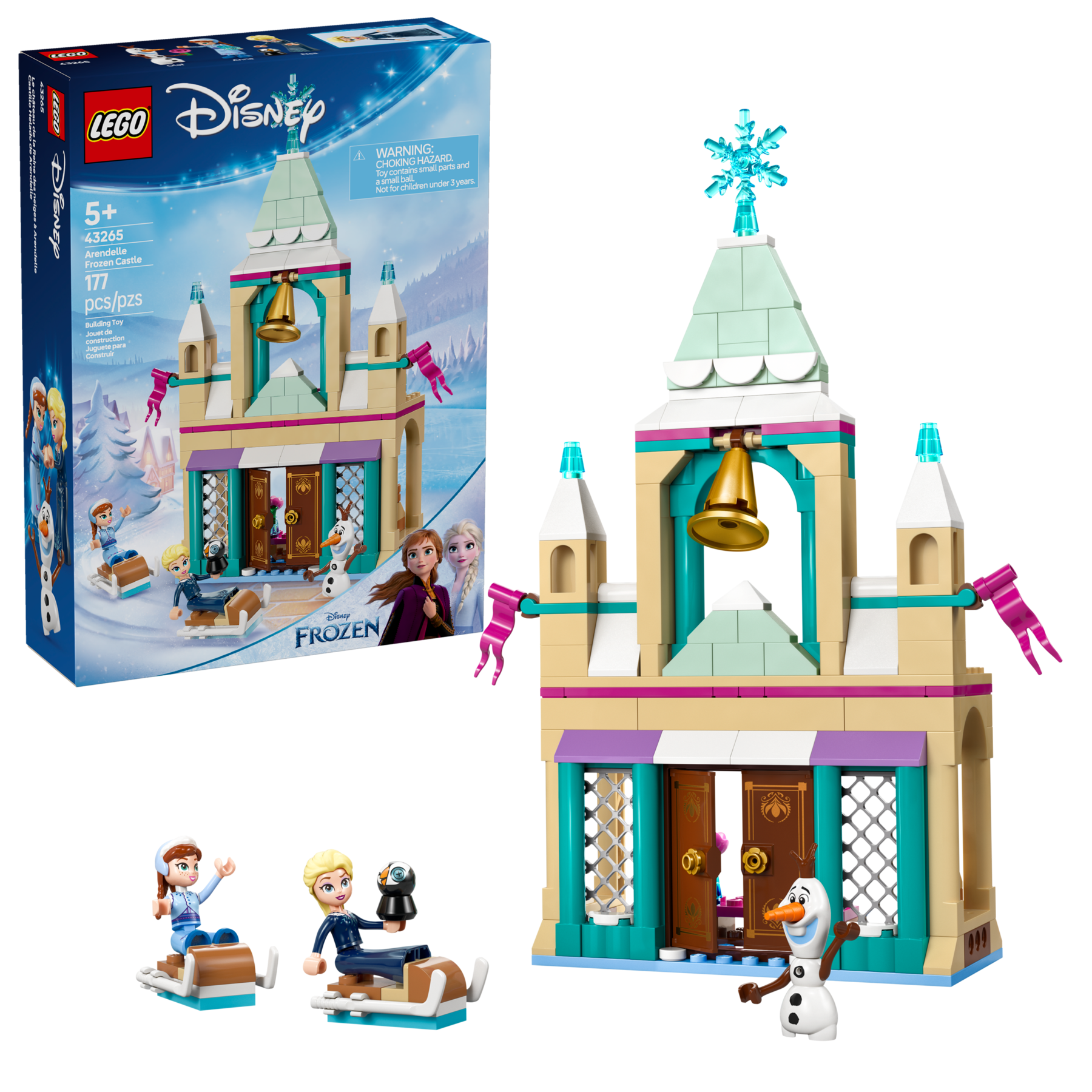 LEGO Arendelle Frozen Castle Disney Characters 177 Pieces - British product