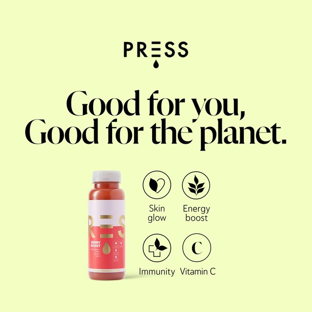 PRESS Berry Boost Raw Cold Pressed Juice   250ml